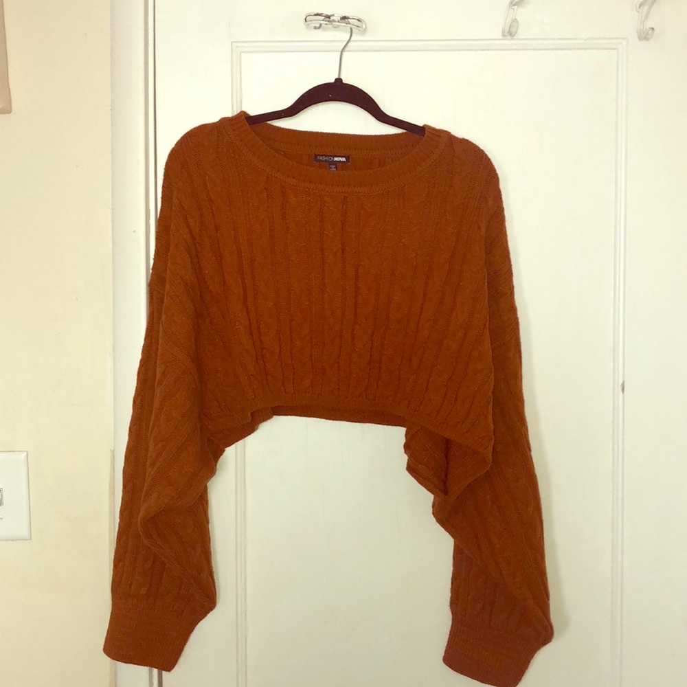 Fashion nova cropped sweater